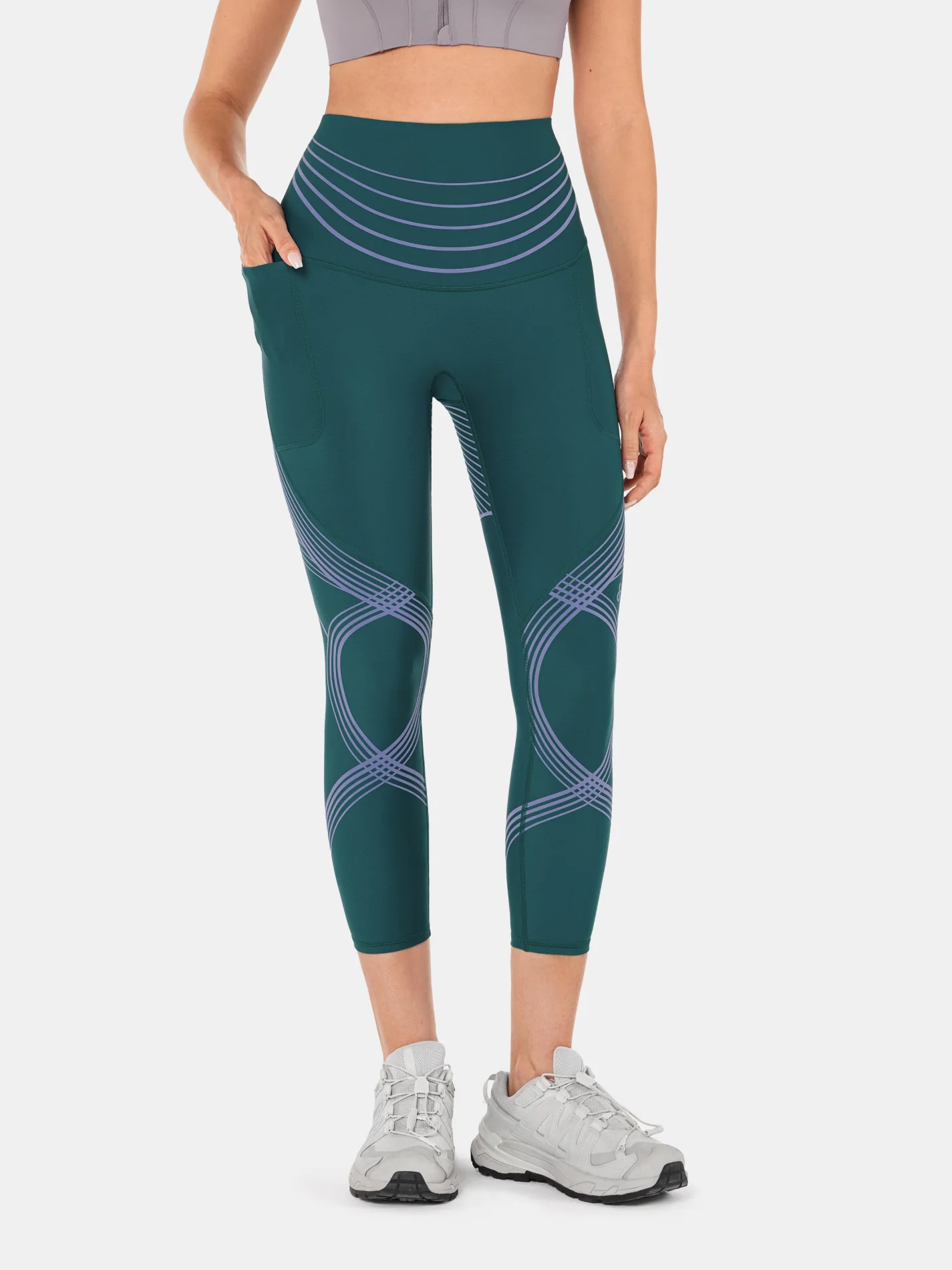 Body Sculpt Side Pocket 7/8 Leggings 2.0 (Reversible Wear) - Image 16
