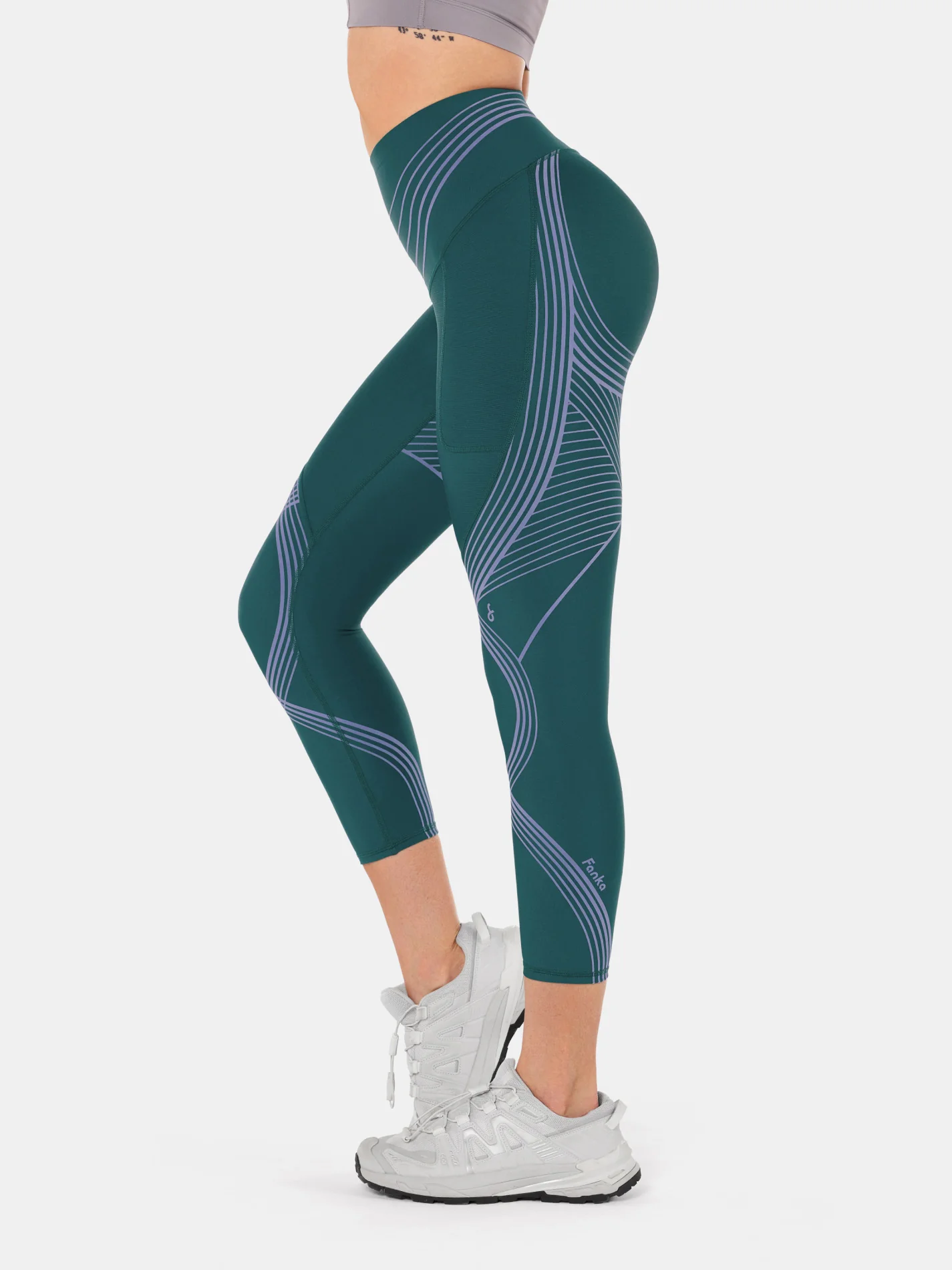 Body Sculpt Side Pocket 7/8 Leggings 2.0 (Reversible Wear) - Image 17