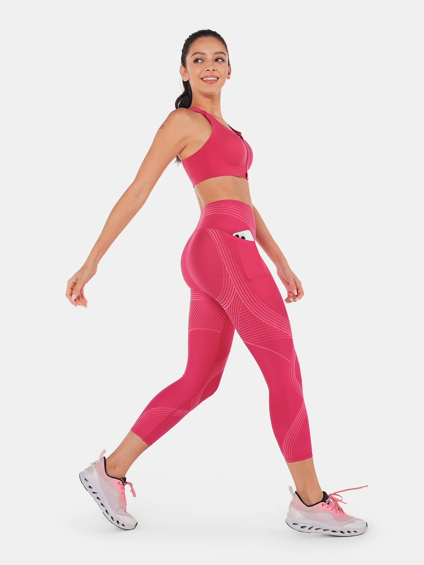 Body Sculpt Side Pocket 7/8 Leggings 2.0 (Reversible Wear) - Image 30