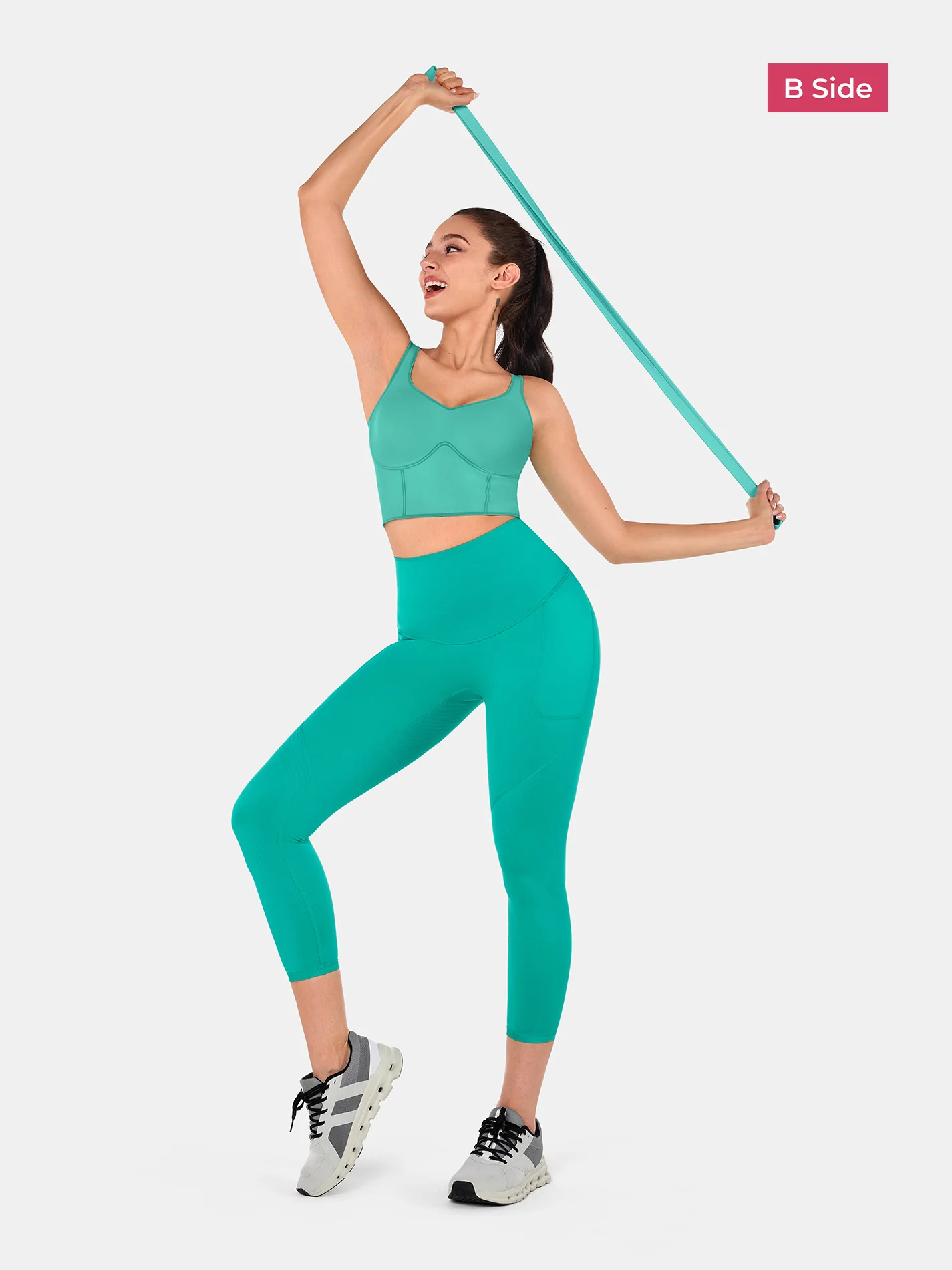 Body Sculpt Side Pocket 7/8 Leggings 2.0 (Reversible Wear) - Image 37