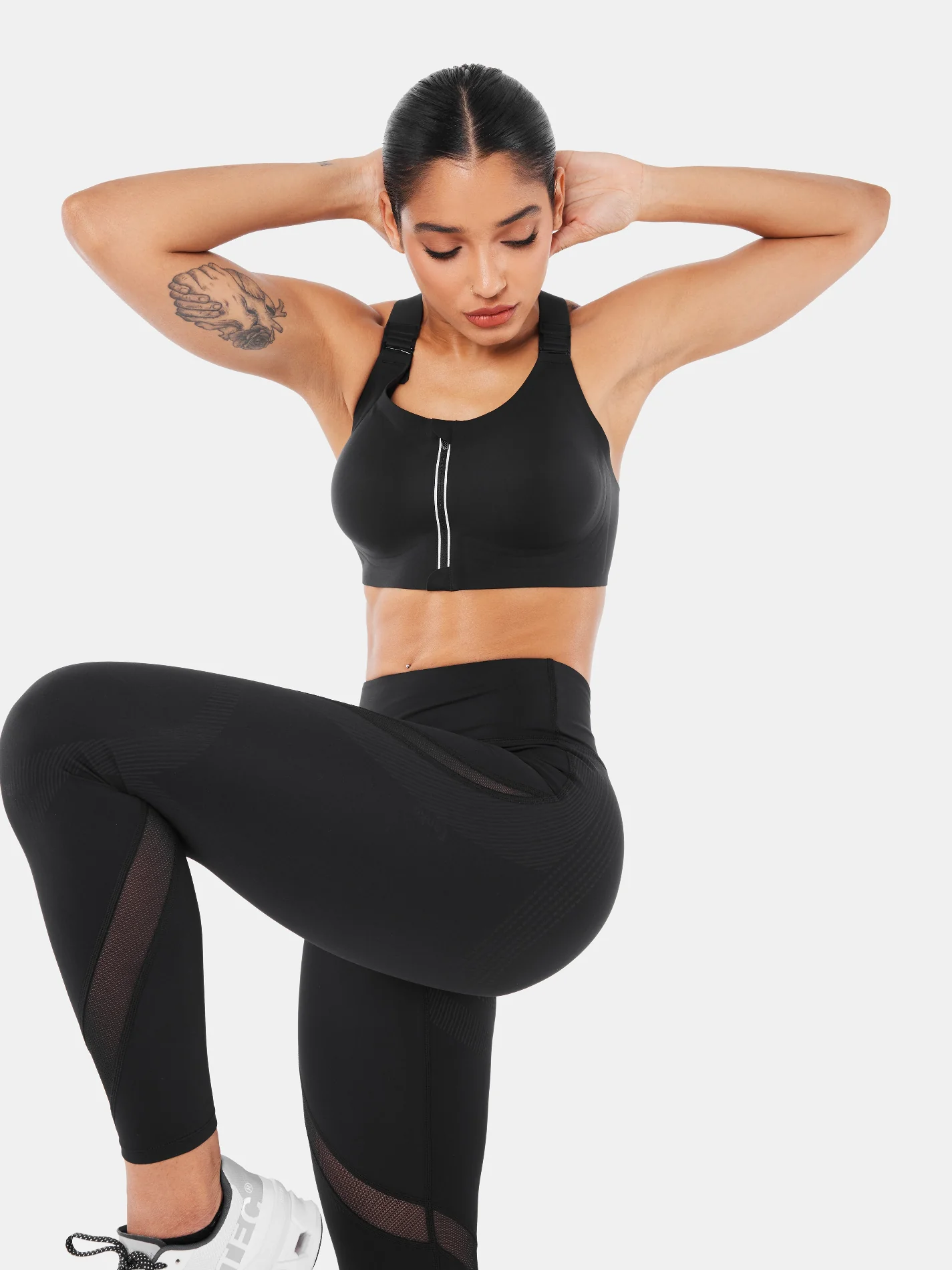 SpeedDry™ Front Zip Sports Bra - Image 8